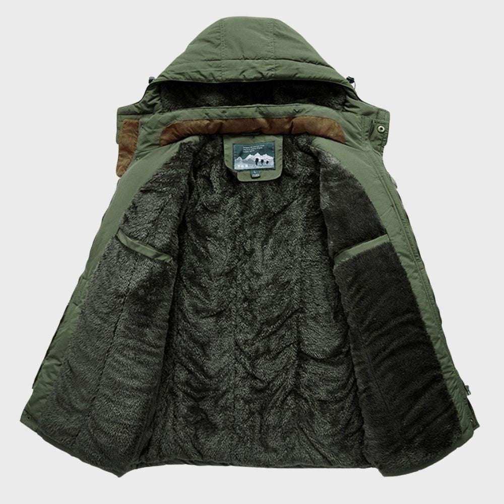 Adrian Waterdichte Winter Herenjas met capuchon | Kayse