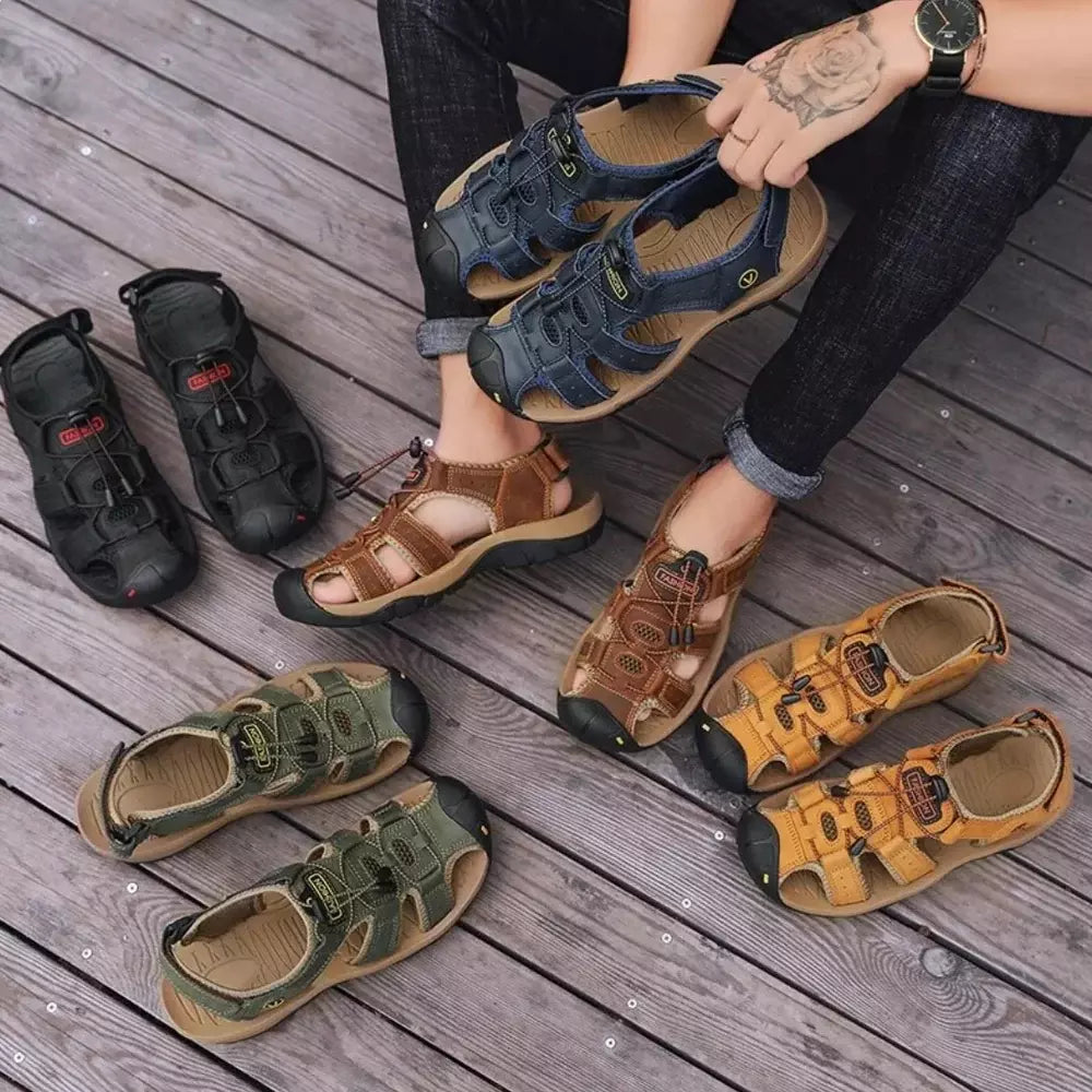ErgoStride™ • All-Terrain Comfort Sandalen voor Heren