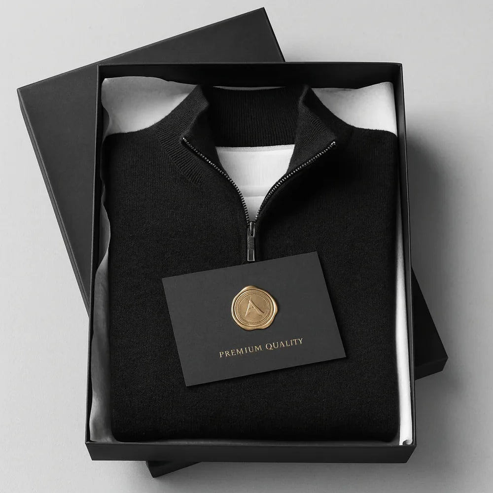 Kayse™ • Santous Zip Sweater