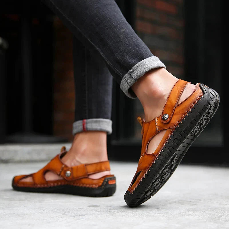 Orthopedische Leren Sandalen • Kayse™