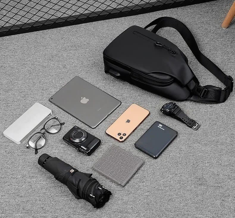 SyncPack | Sac bandoulière étanche avec port USB