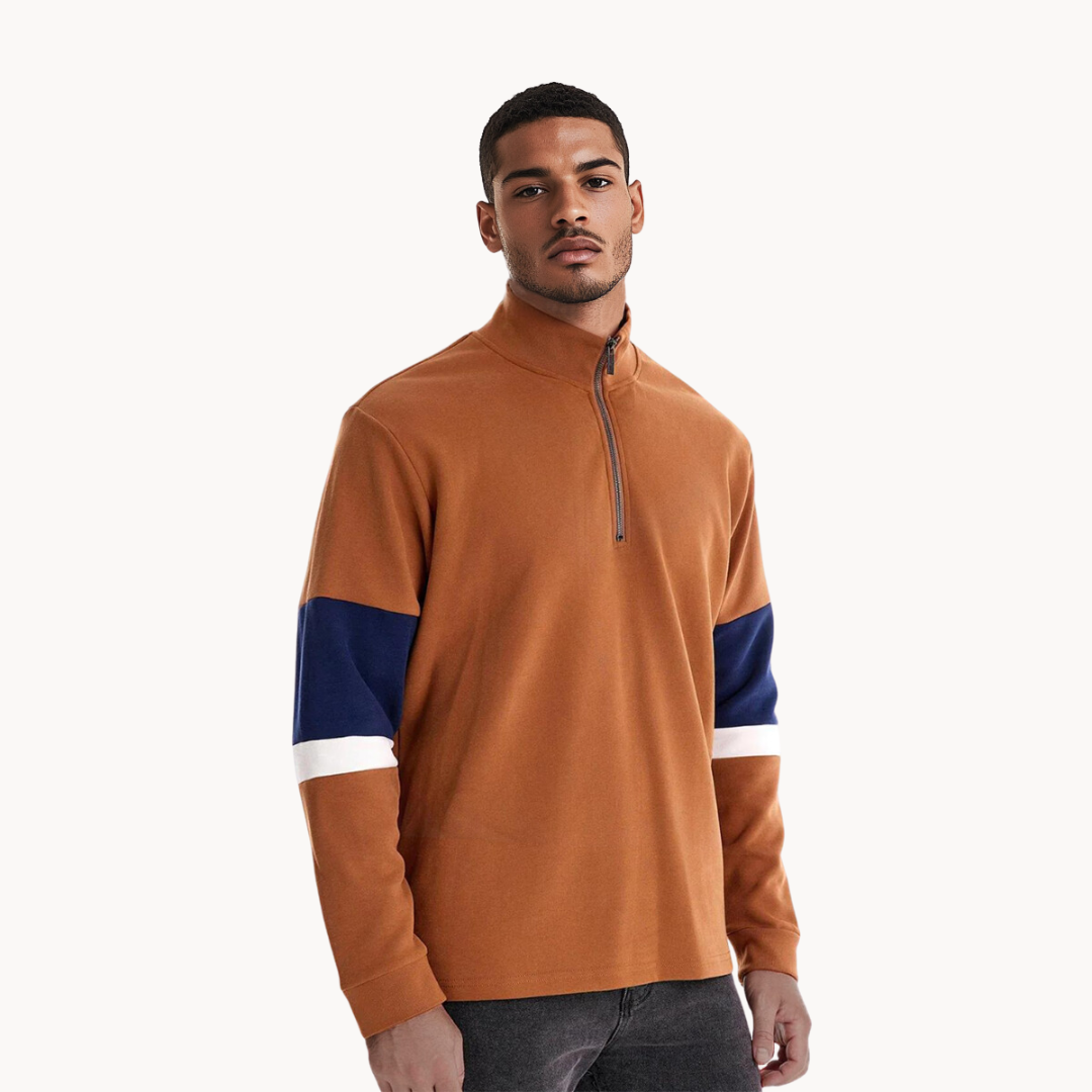 Nathan Quarter-Zip Sweater | Kayse