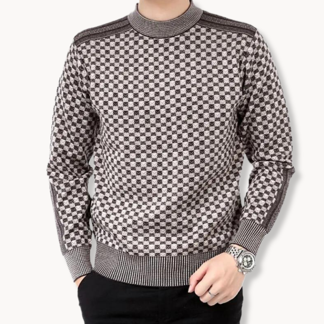 Raiden Patterned Sweater | Kayse