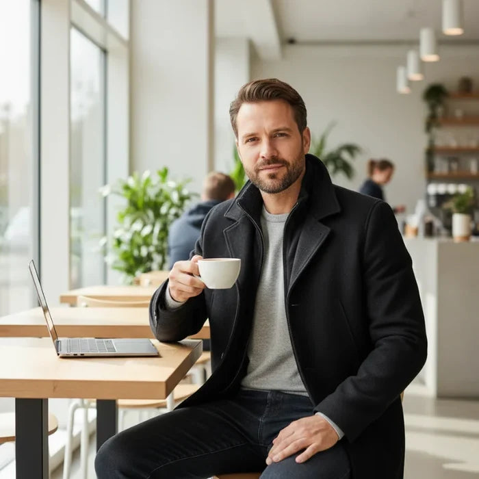 Peaky™ • Tweedelige herenjas voor stijl en warmte