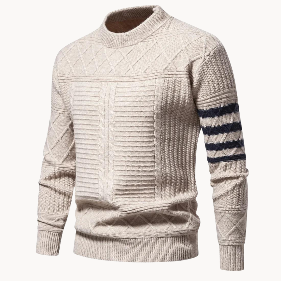 Warren Cable Crewneck Sweater | Kayse