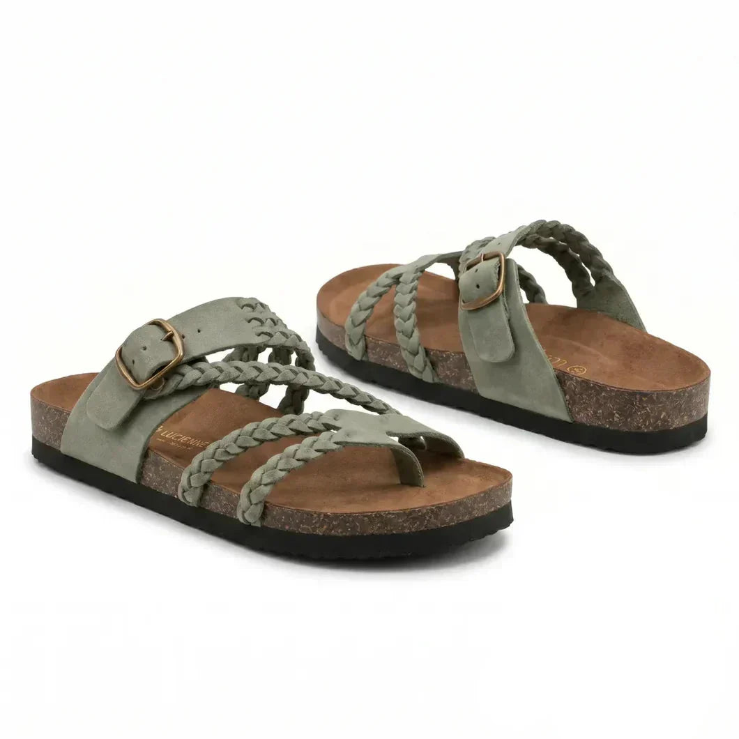 Tressia™ • Orthopedische Leren Comfortsandalen voor Dames