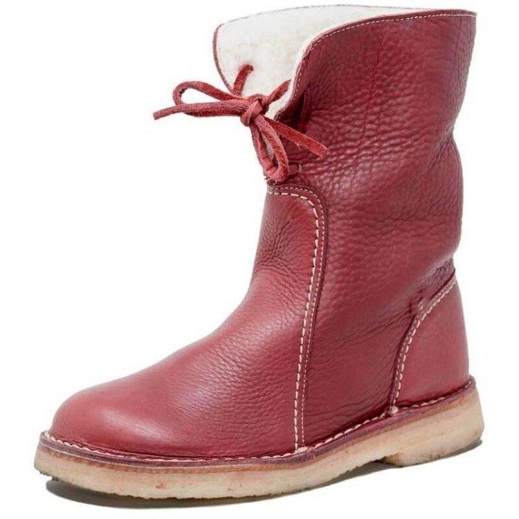 Waterproof Leather Polar Boots With Wool Lining | Kayse