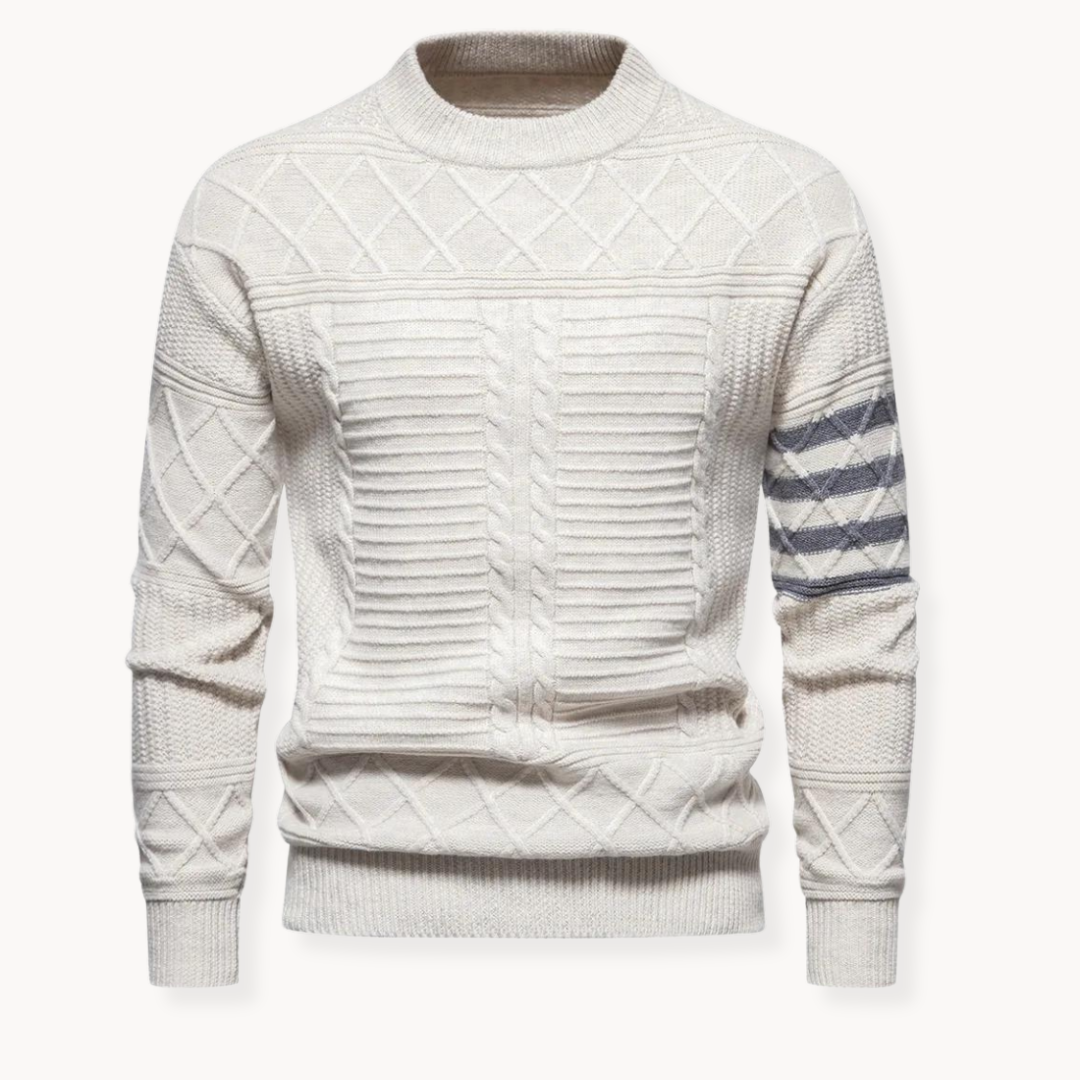 Warren Cable Crewneck Sweater | Kayse