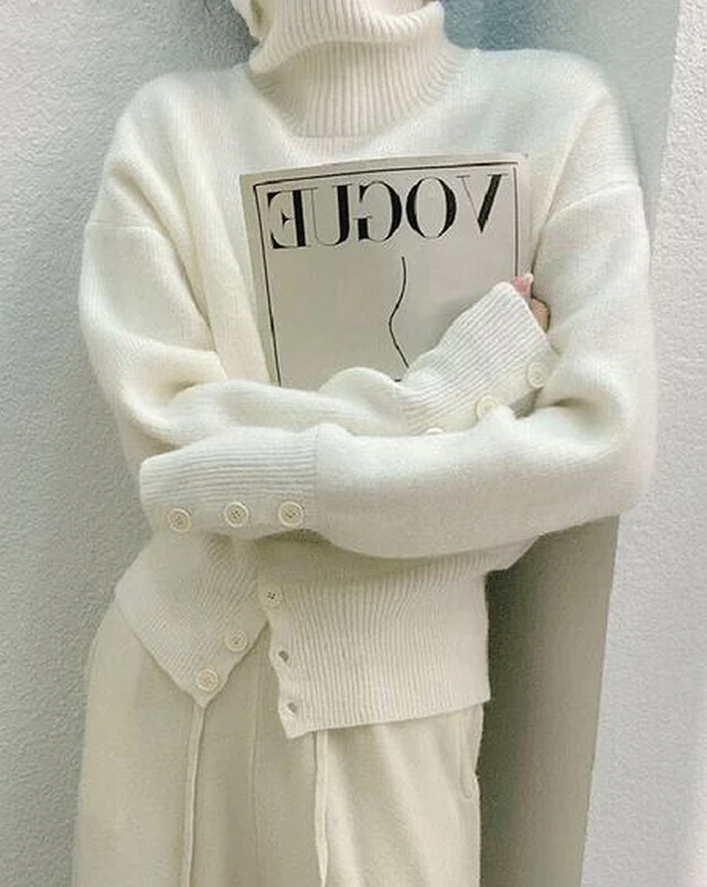 Ivory Gebreide Coltrui | Kayse