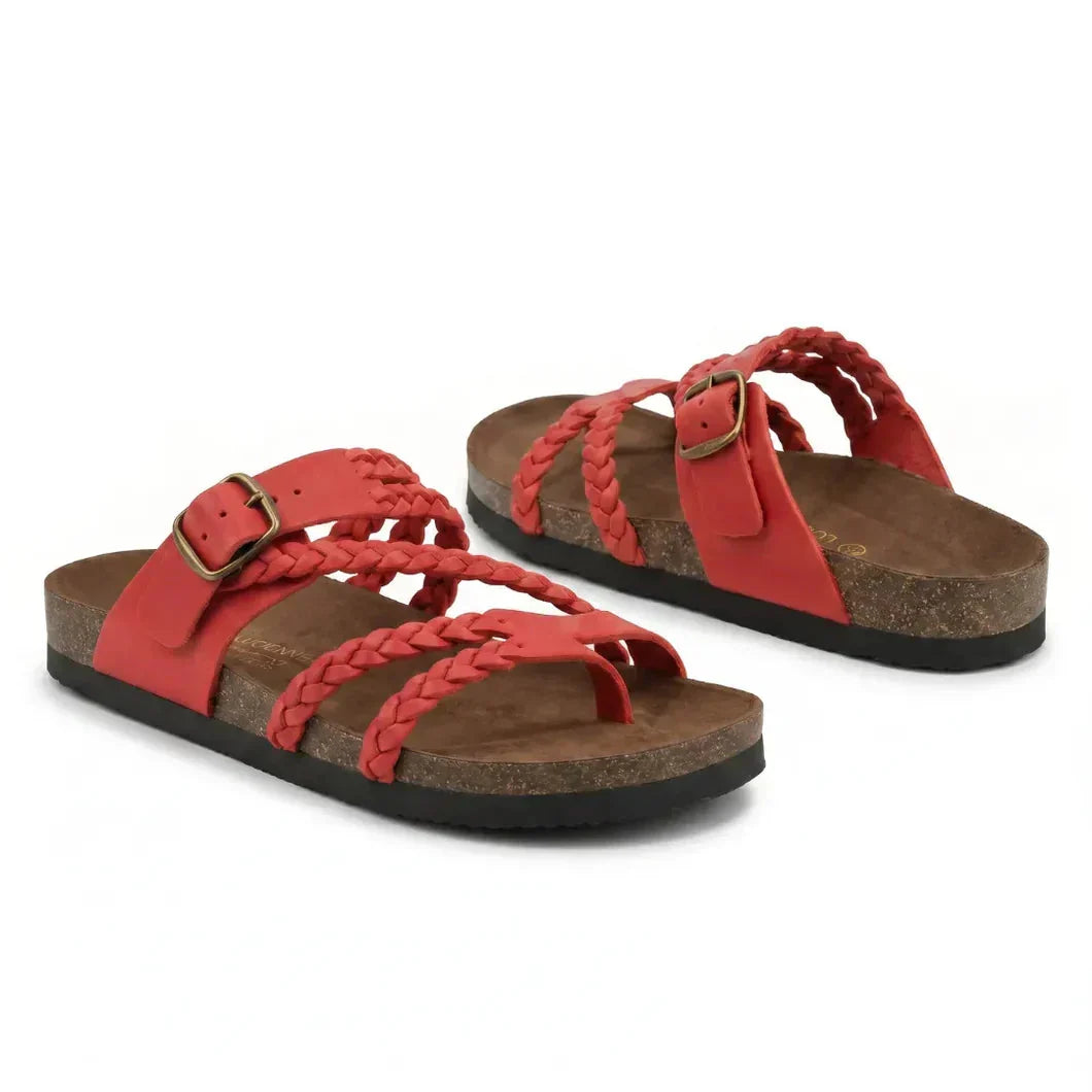 Tressia™ • Orthopedische Leren Comfortsandalen voor Dames