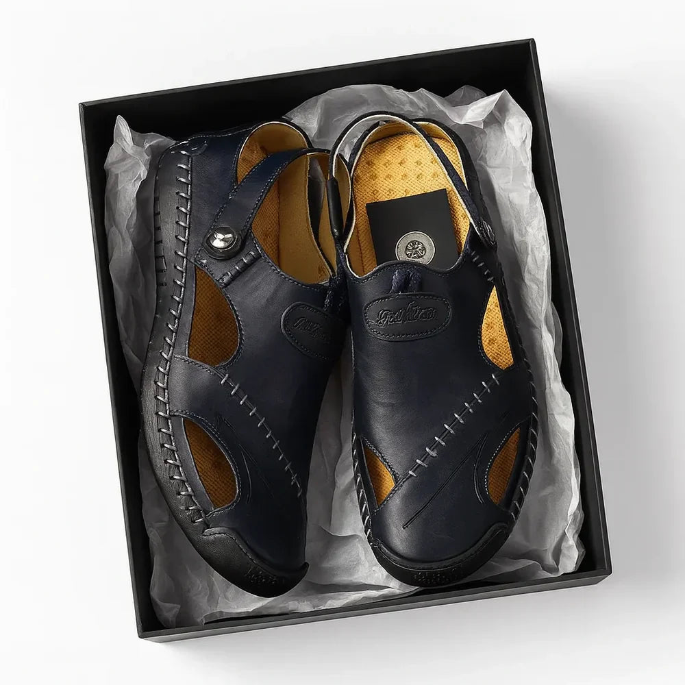 Orthopedische Leren Sandalen • Kayse™