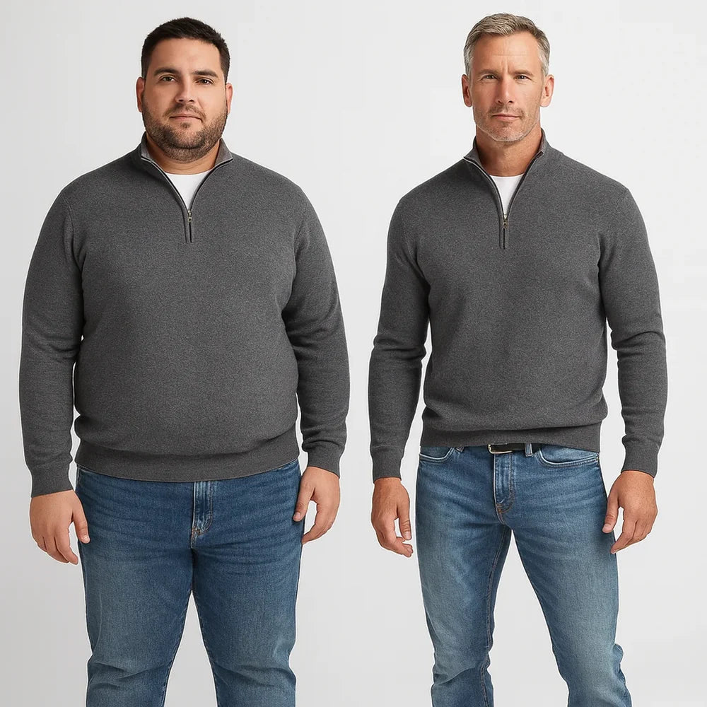 Kayse™ • Santous Zip Sweater