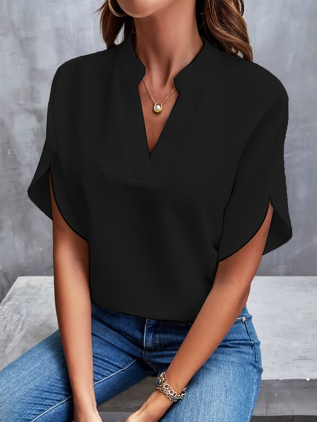 Blouse with wide sleeves Beth | Kayse