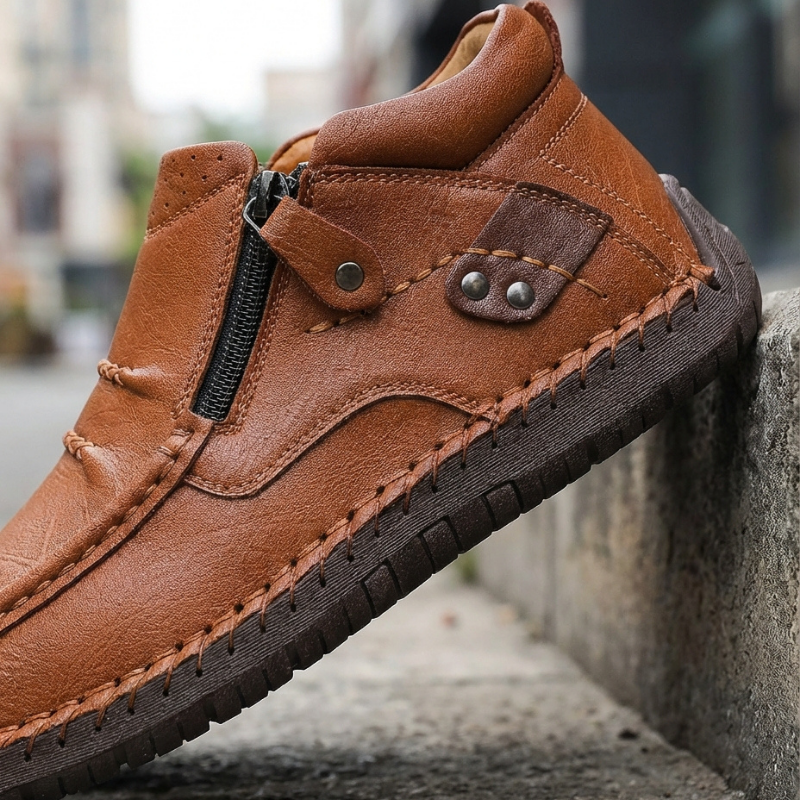 Handgemaakte Leren Schoenen met Comfort en Karakter • BARTON™