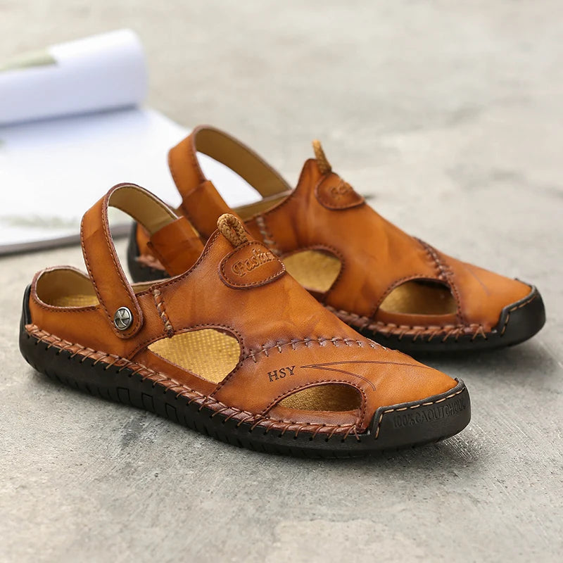 Orthopedic Leather Sandals | Kayse