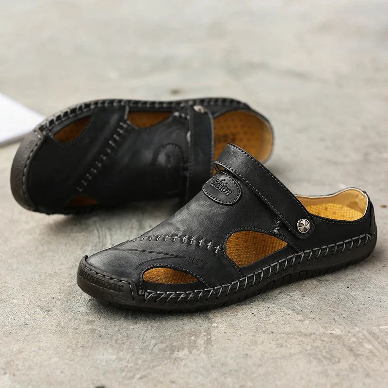 Orthopedic Leather Sandals | Kayse