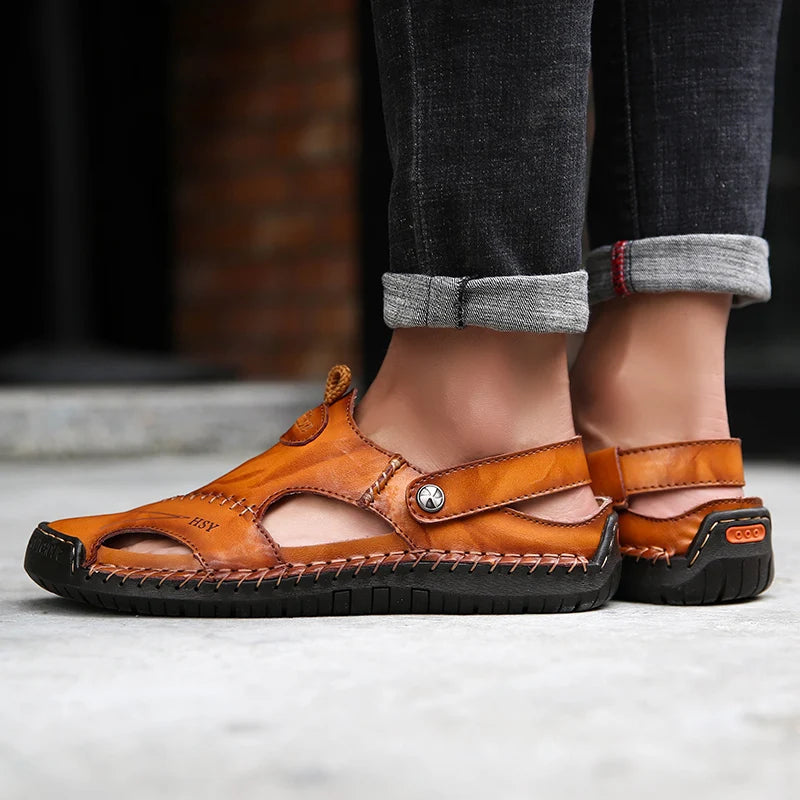 Orthopedic Leather Sandals | Kayse