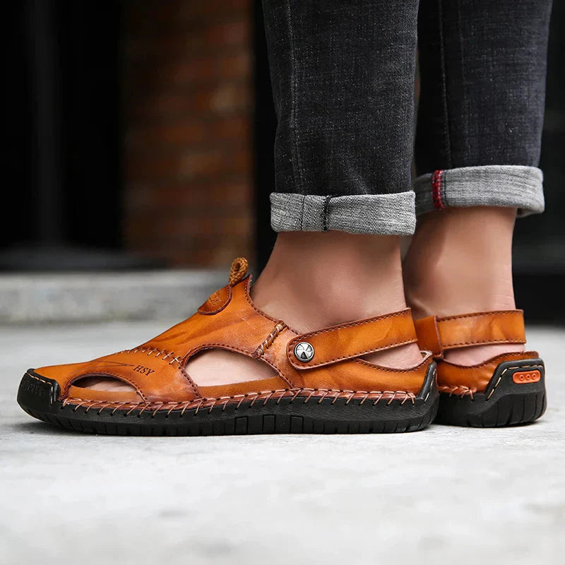 Orthopedische Leren Sandalen • Kayse™
