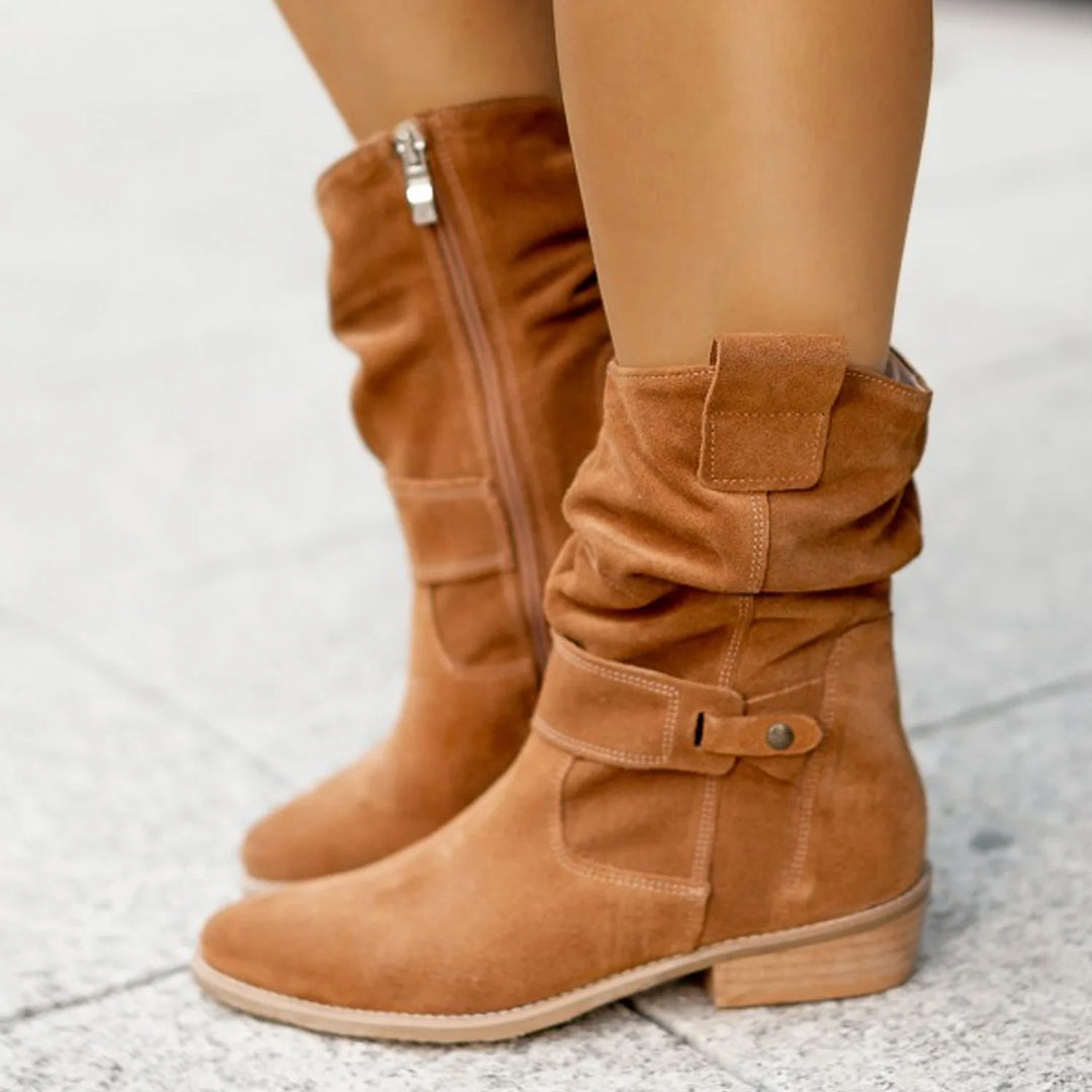 Women's suede western boot | Kayse