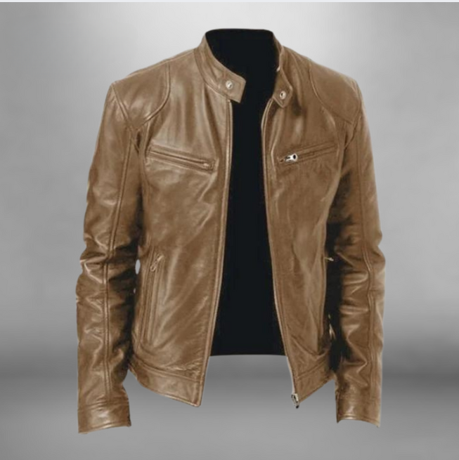 Trenton Leather Men's Jacket | Kayse