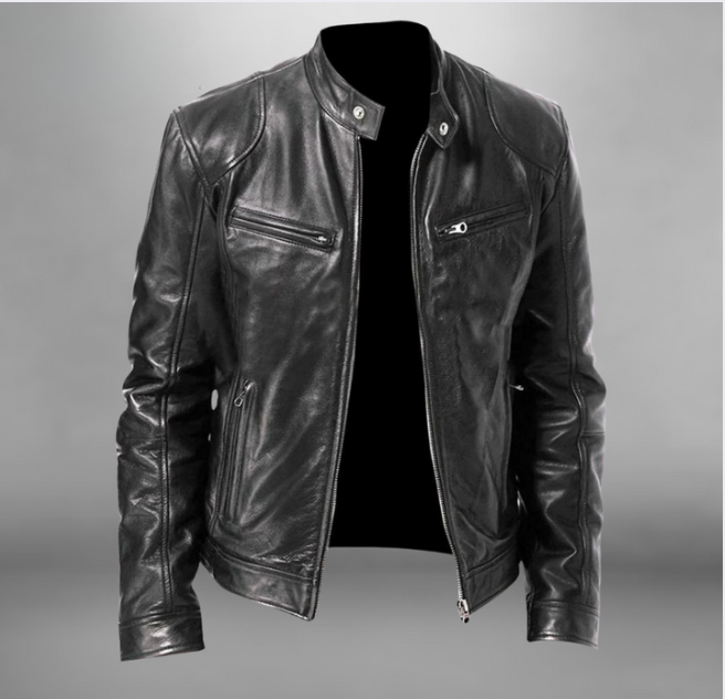 Trenton Leather Men's Jacket | Kayse