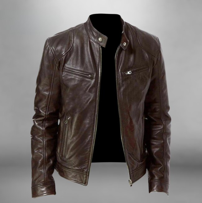 Trenton Leather Men's Jacket | Kayse