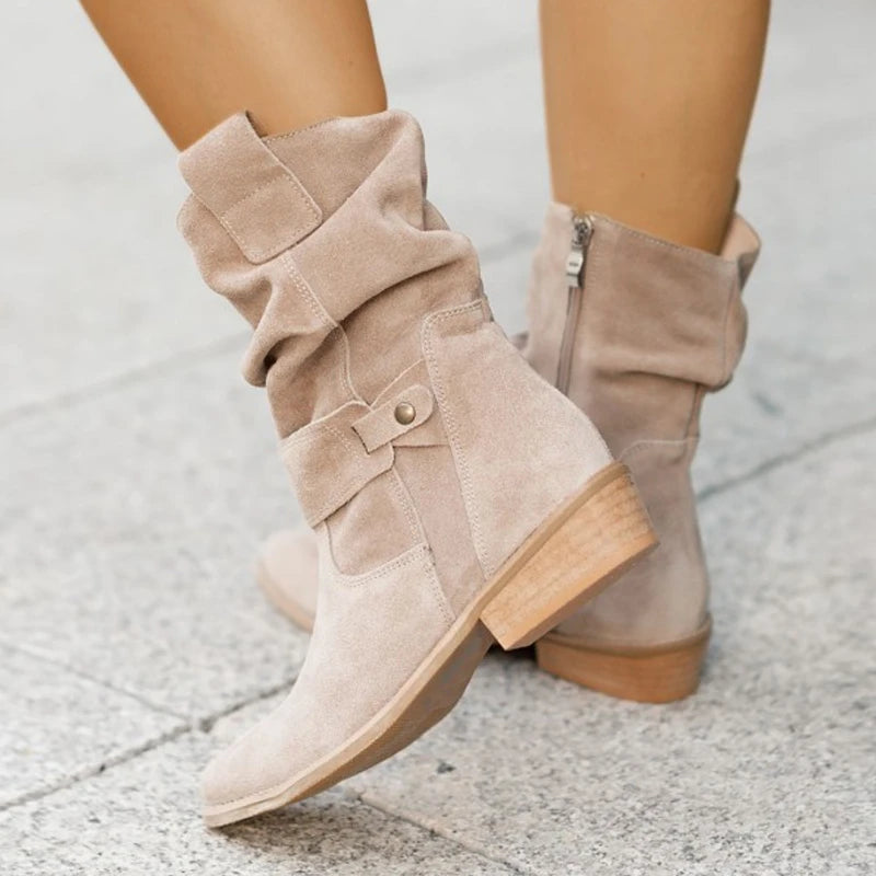 Women's suede western boot | Kayse