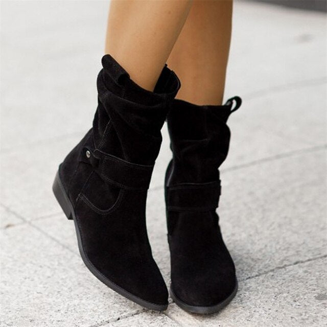 Women's suede western boot | Kayse