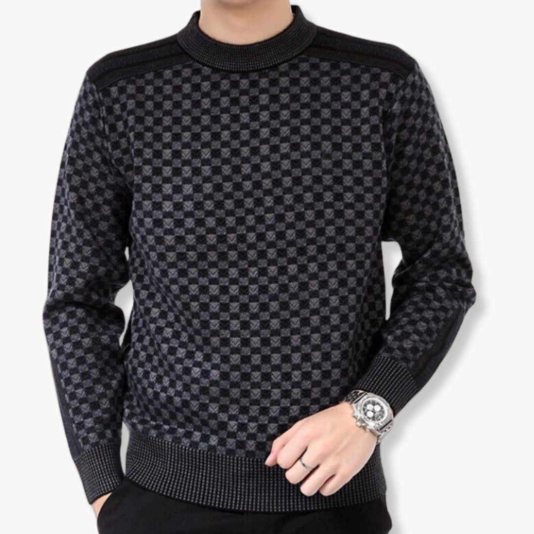 Raiden Patterned Sweater | Kayse