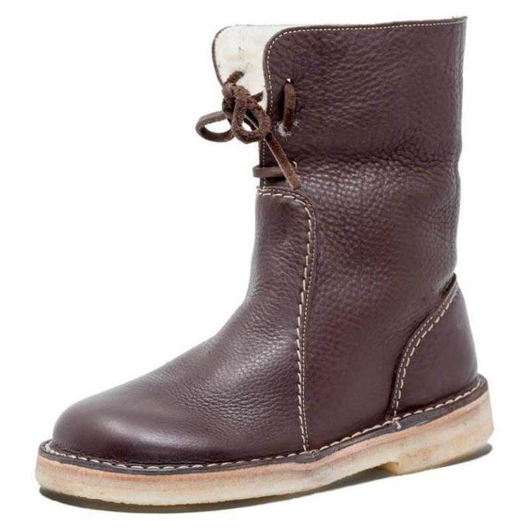 Waterproof Leather Polar Boots With Wool Lining | Kayse