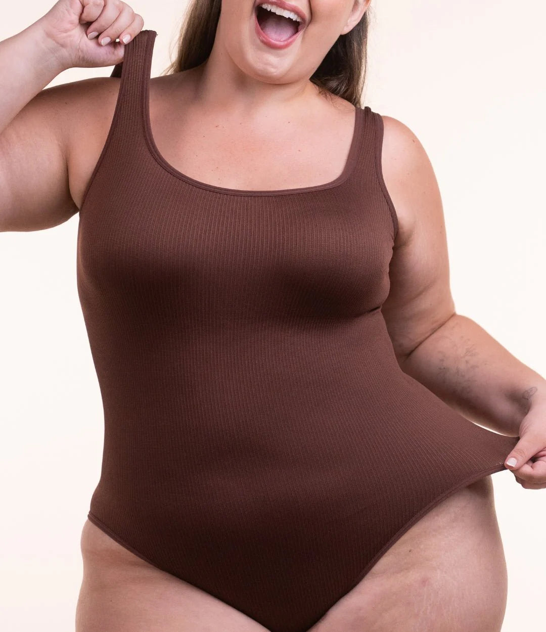 BodyGlow – Seamless Ribbed Shaping Bodysuit (BUY 1 GET 2)
