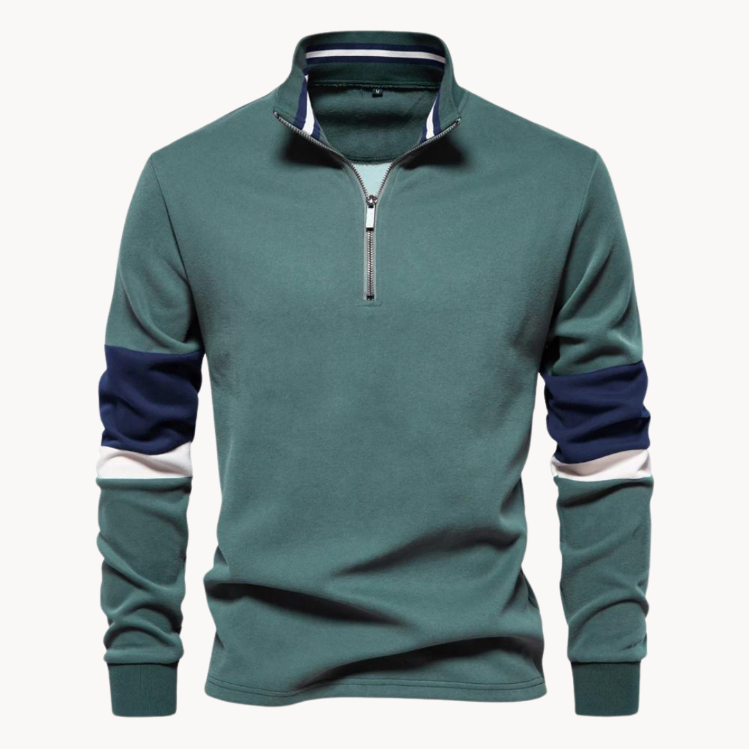 Nathan Quarter-Zip Sweater | Kayse