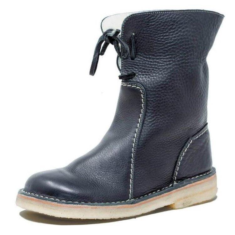 Waterproof Leather Polar Boots With Wool Lining | Kayse