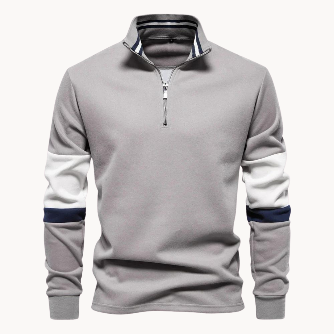 Nathan Quarter-Zip Sweater | Kayse