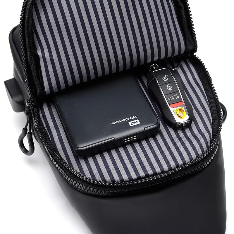 SyncPack | Sac bandoulière étanche avec port USB