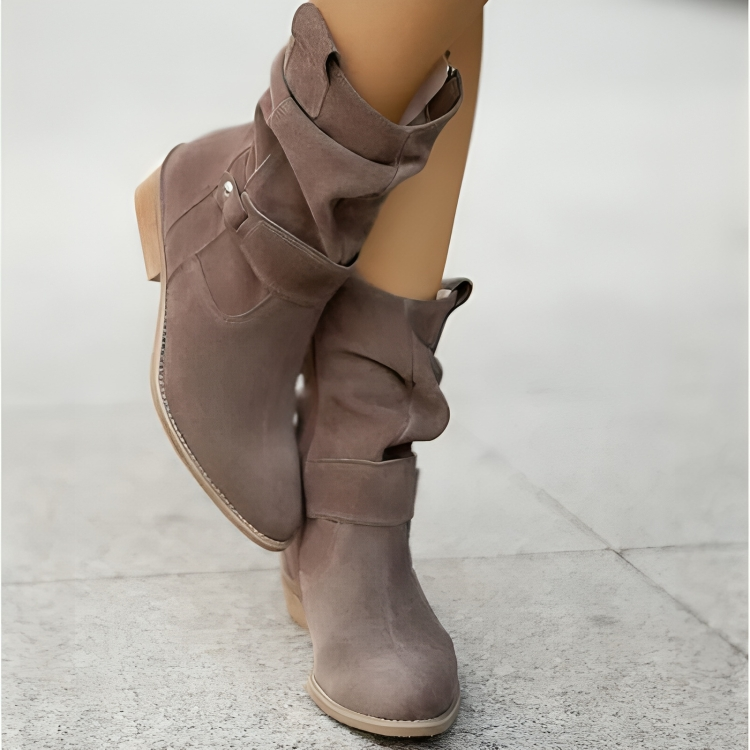 Women's suede western boot | Kayse